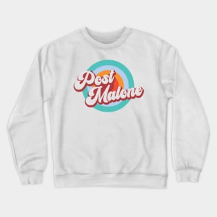 Color Circle With Name Post Crewneck Sweatshirt